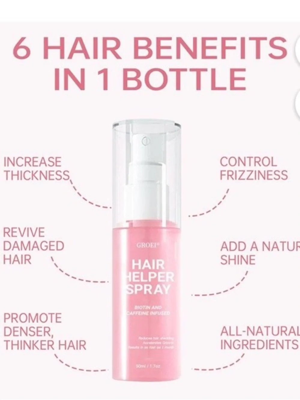 Hair Helper Spray - Hair Growth Helper Leave-In Spray